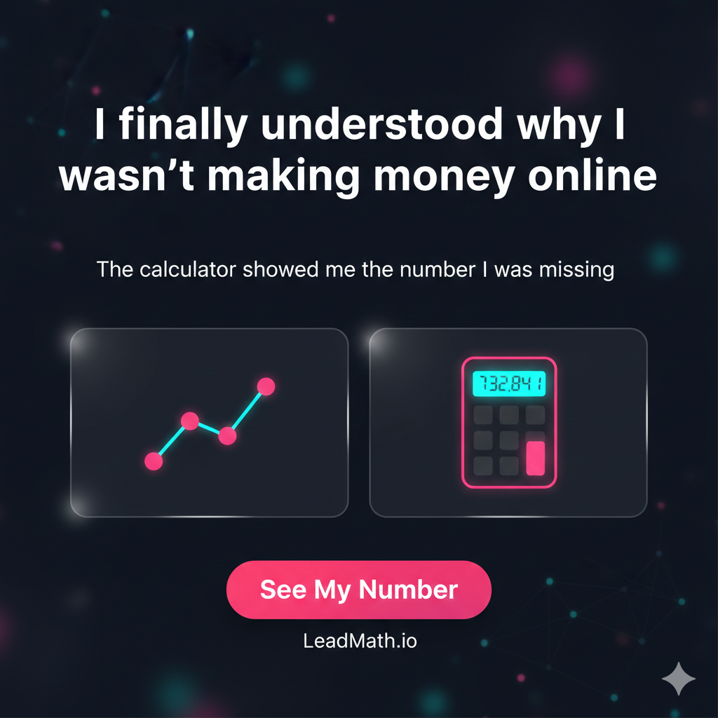 I thought I needed more traffic. I didn't. This number explained everything.